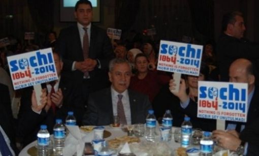 Arınç, Soçi protestosu programına katıldığı için Rusya’dan “not” aldıklarını söyledi